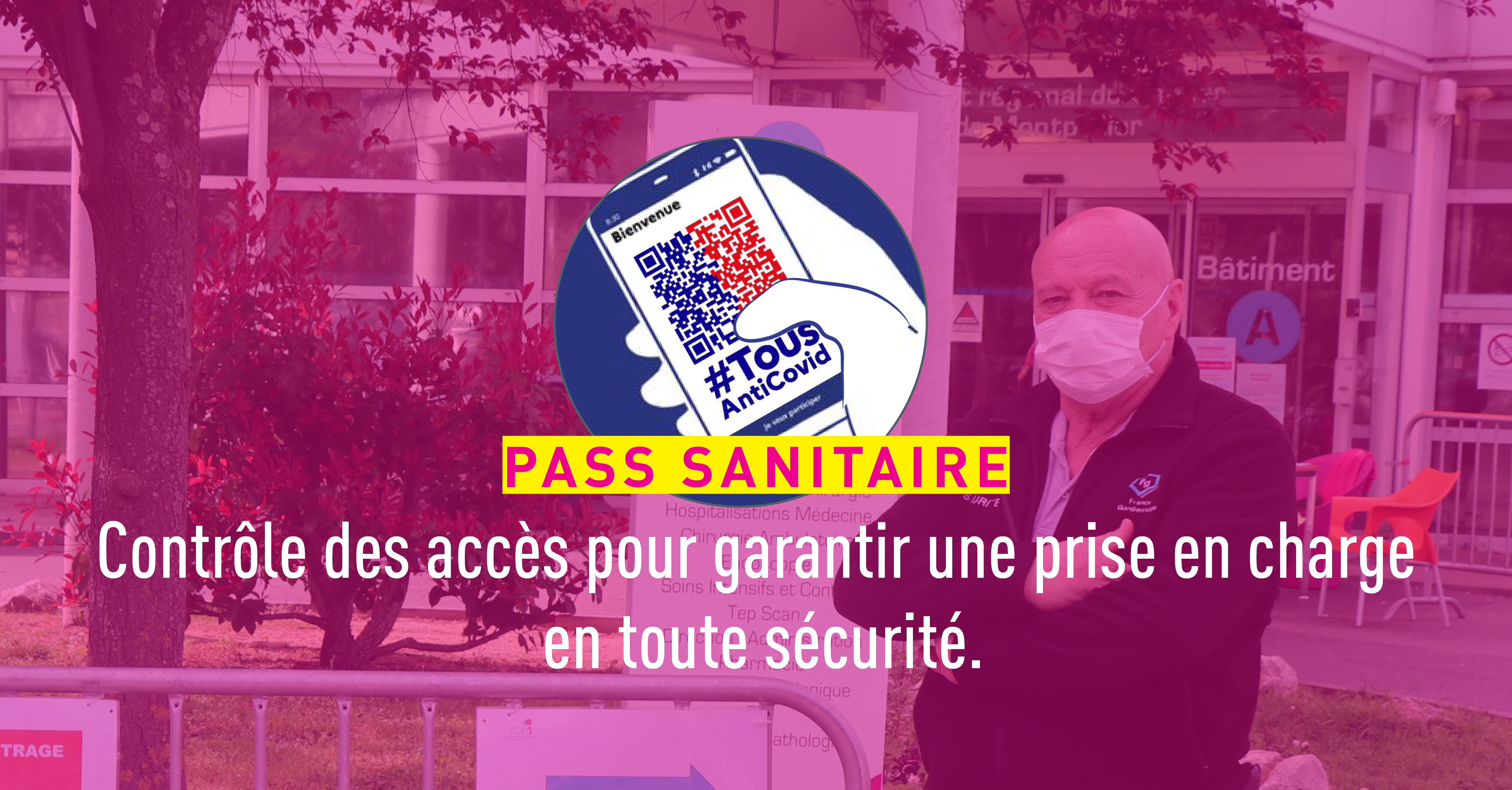 Contrôle aux entrées du pass sanitaire