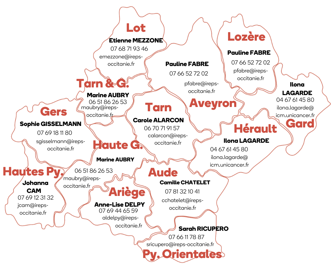 Carte Occitanie 2023