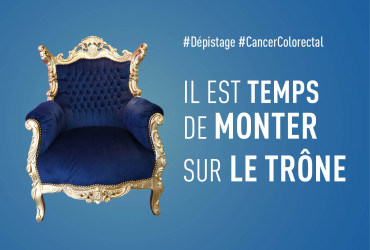 Mars Bleu campagne trône ICM Montpellier