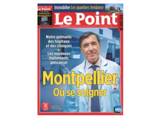 Cancer du sein : couverture du Point / Cancer sein Montpellier 