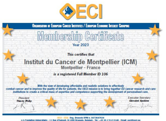 L'ICM membre de l'OECI