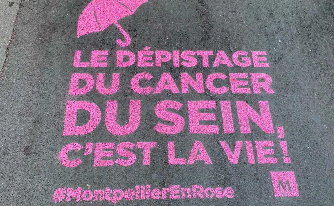 Le dépistage du cancer du sein c'est la vie Montpellier ICM Octobre Rose