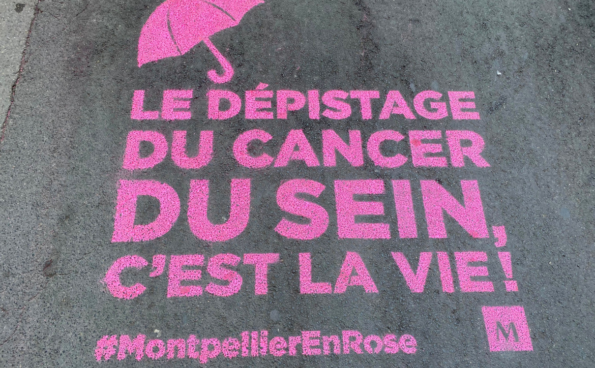 Le dépistage du cancer du sein c'est la vie Montpellier ICM Octobre Rose