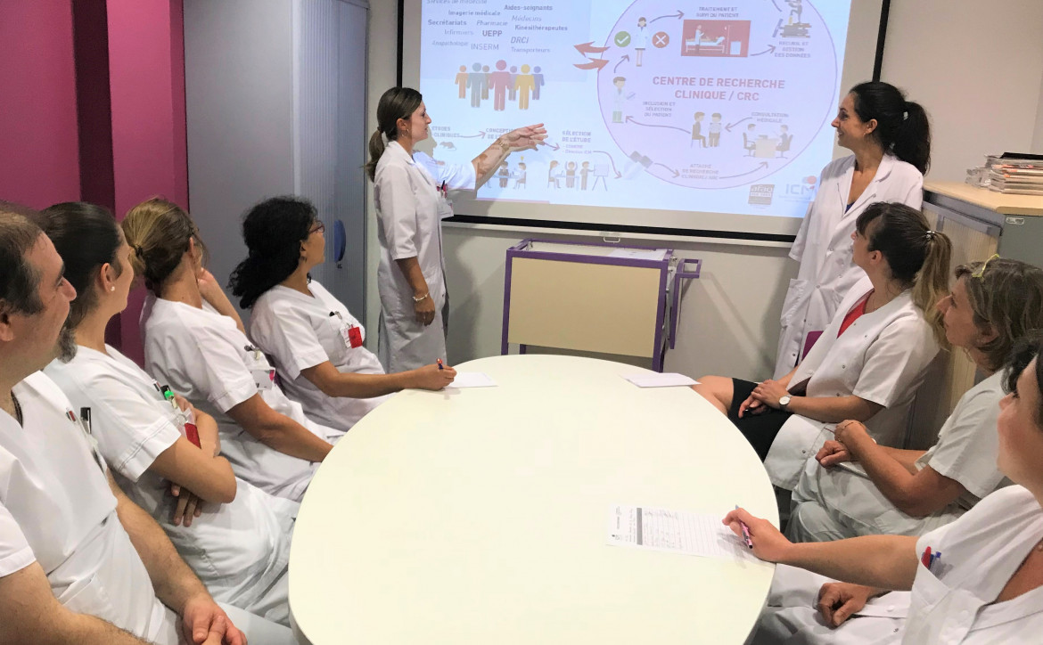 recherche clinique à l'ICM
