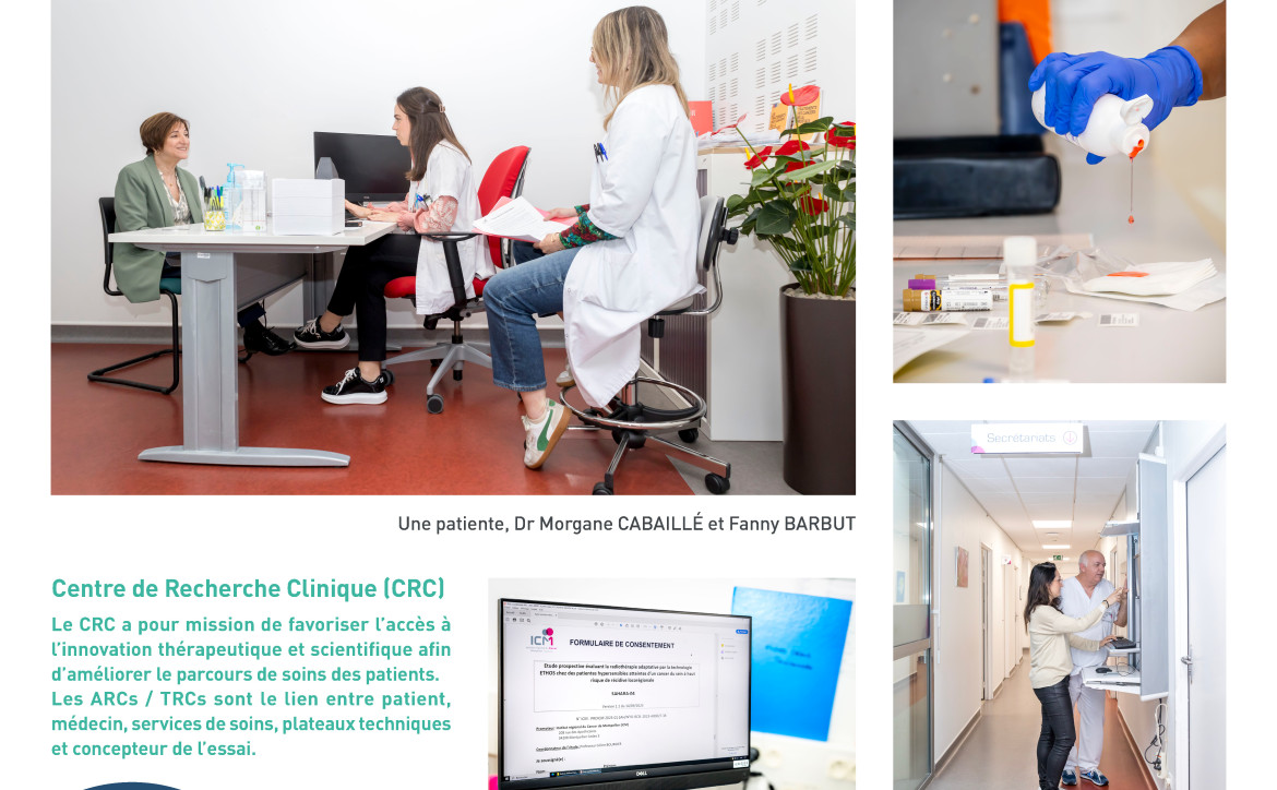 recherche clinique à l'ICM